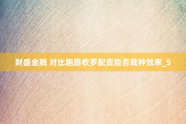 财盛金融 对比跑路收罗配资能否栽种效率_5