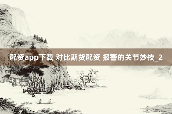 配资app下载 对比期货配资 报警的关节妙技_2