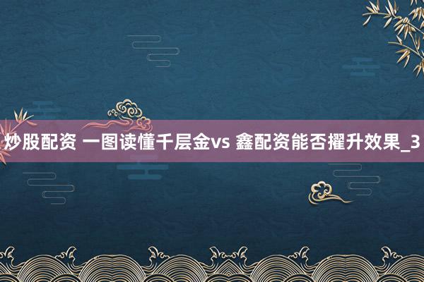 炒股配资 一图读懂千层金vs 鑫配资能否擢升效果_3